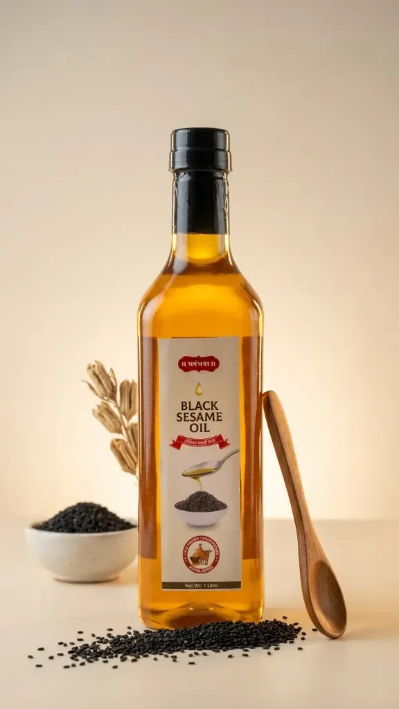 JH Black Sesame Oil 1 LTR