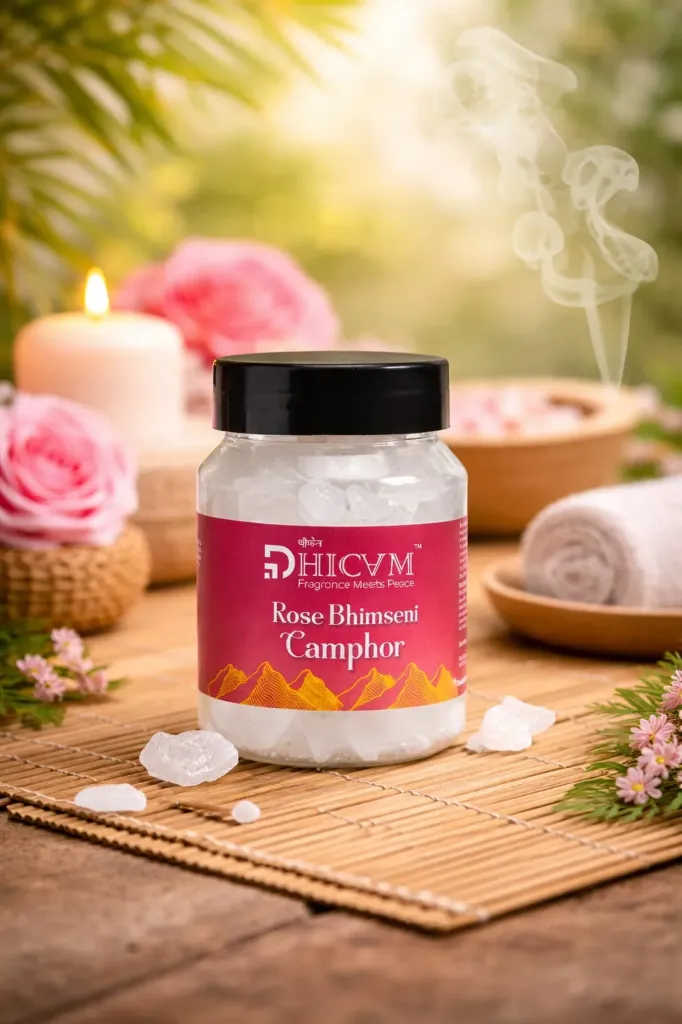 Dhicam Rose Bhimseni Camphor (100 GM)